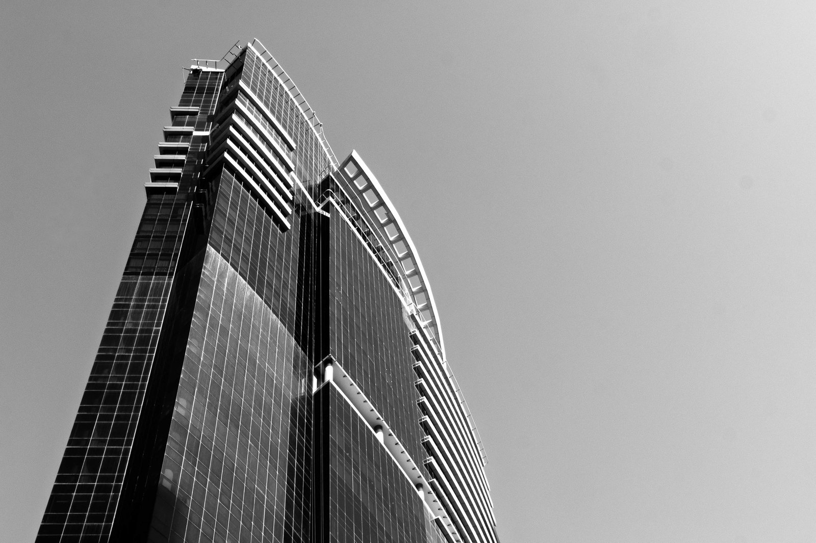 tall, modern building on a clear day